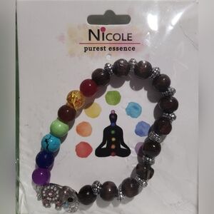 3 for $10 NIP Dark Brown beaded bracelet